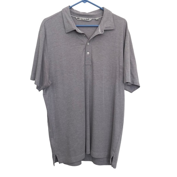Travis Mathew Other - Travis Mathew Men's XL Grey Graphic Short Sleeve Golf Polo Shirt